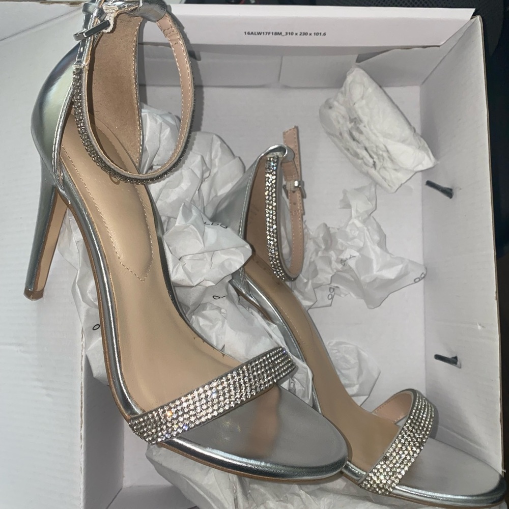 ALDO rhinestone heels